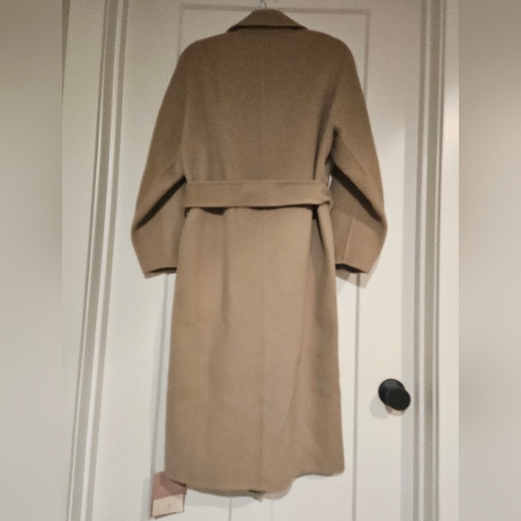 Women's Double-Breasted Coat - Picture 12 of 13